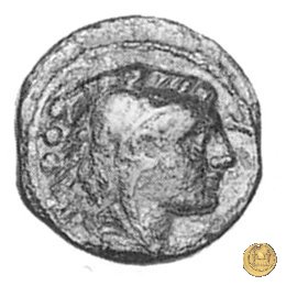 88/6 - quadrante (punta di lancia davanti - tipo B) 209 BC (Italia Sud Est)