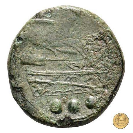 97/13d - quadrante (Mercurio) 211-208 BC (Luceria)