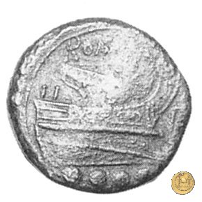 99/5 - triente 209-208 BC (Luceria)