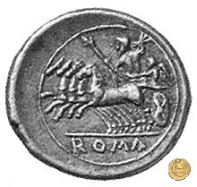 dramma o 1/2 quadrigato 225-214 BC