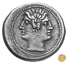 dramma o 1/2 quadrigato 225-214 BC