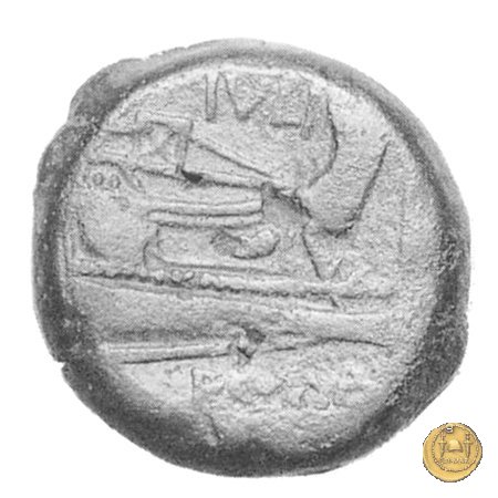 asse Sex. Iulius 130-128 BC (Spagna)