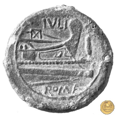 asse Sex. Iulius 130-128 BC (Spagna)