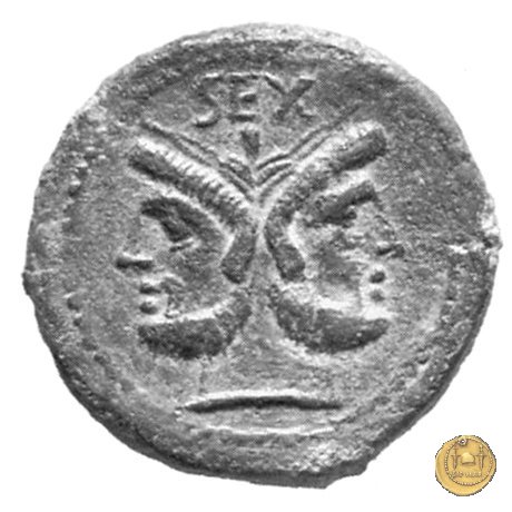 asse Sex. Iulius 130-128 BC (Spagna)