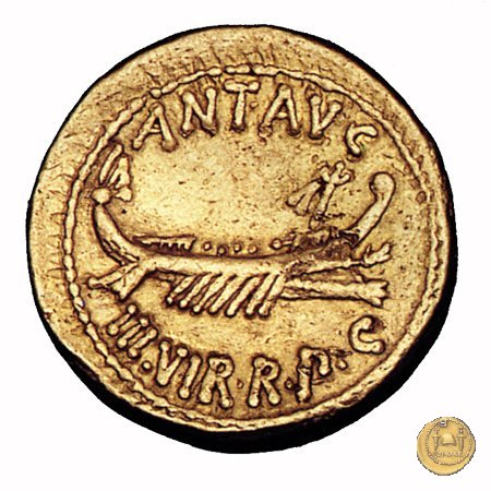 aureo CHORTIS SPECVLATORVM 32-31 BC (Itinerante con M. Antonius)