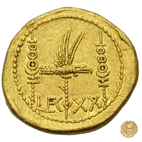 aureo LEG XX 32-31 BC (Itinerante con M. Antonius)