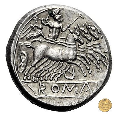 didramma o quadrigato 225-212 BC (Roma)