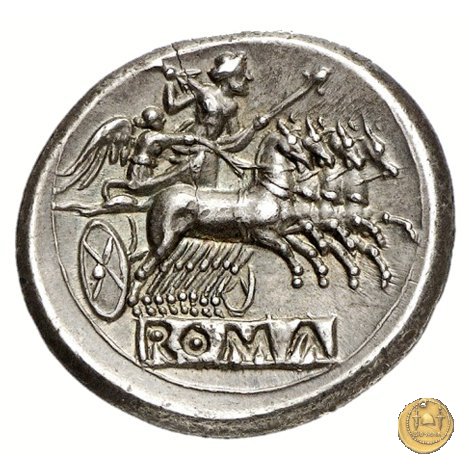 didramma o quadrigato 225-212 BC (Roma)