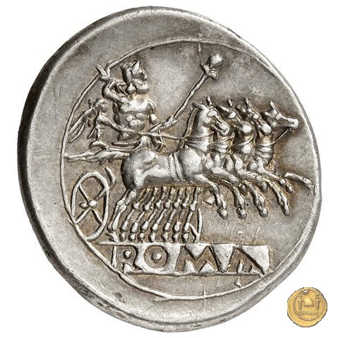 didramma o quadrigato 225-212 BC (Roma)