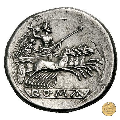 didramma o quadrigato 225-214 BC