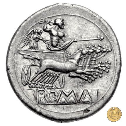 didramma o quadrigato 225-214 BC