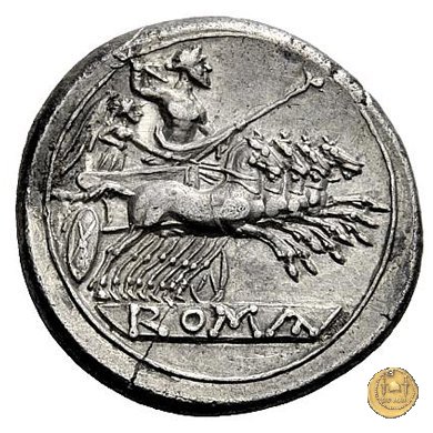 didramma o quadrigato 225-214 BC