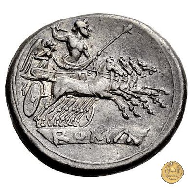 didramma o quadrigato 225-214 BC