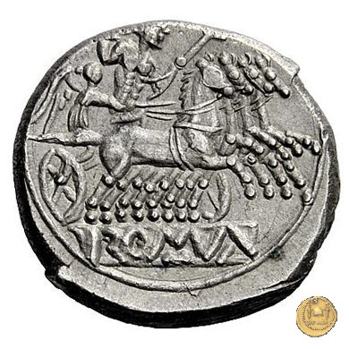 didramma o quadrigato 225-214 BC