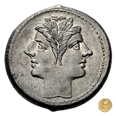 didramma o quadrigato 225-214 BC