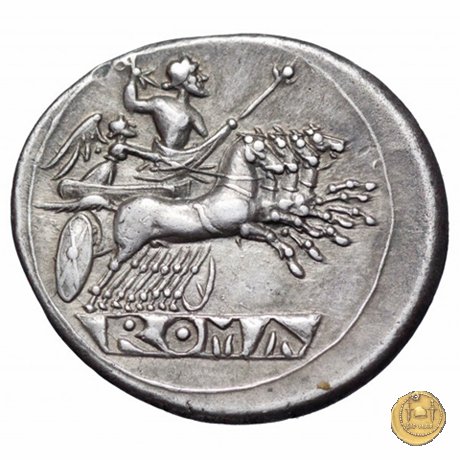 didramma o quadrigato 225-214 BC