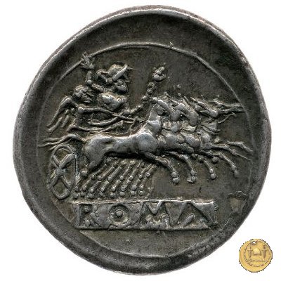 didramma o quadrigato 225-214 BC