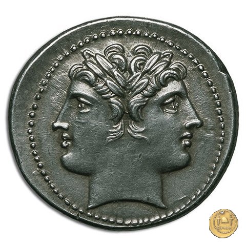 didramma o quadrigato 225-214 BC