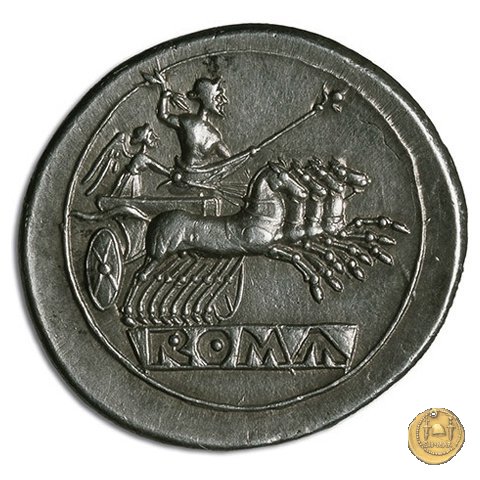 didramma o quadrigato 225-214 BC