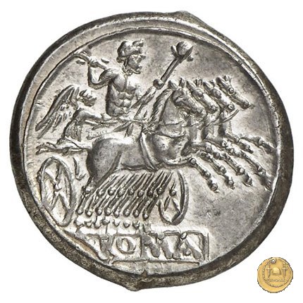 didramma o quadrigato 225-214 BC