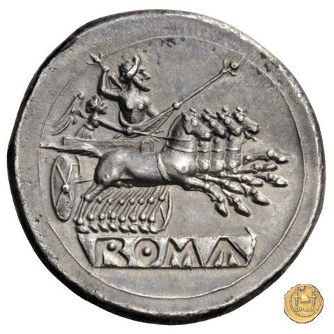 didramma o quadrigato 225-214 BC