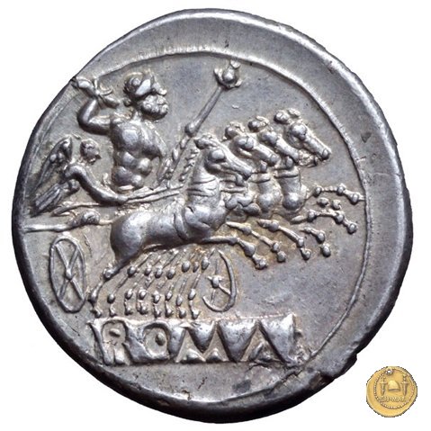 didramma o quadrigato 225-214 BC