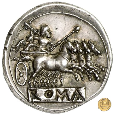 didramma o quadrigato 225-212 BC (Roma)