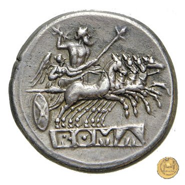 didramma o quadrigato 225-214 BC