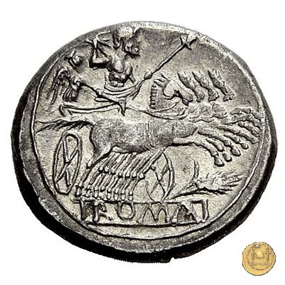 didramma o quadrigato con spiga di grano 214-212 BC (Sicilia)