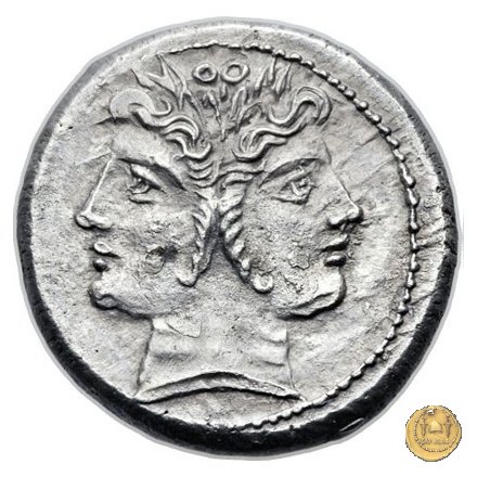 didramma o quadrigato con spiga di grano 214-212 BC (Sicilia)