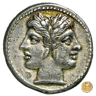 dramma o 1/2 quadrigato 225-212 BC (Roma)