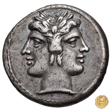 dramma o 1/2 quadrigato 225-212 BC (Roma)