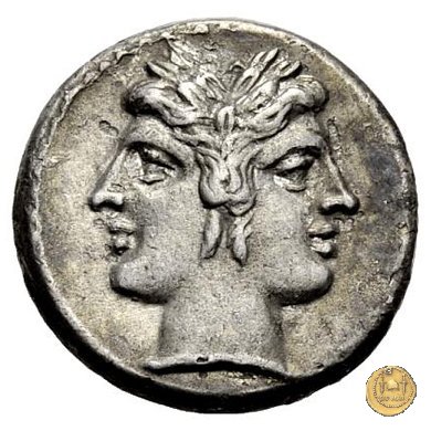 dramma o 1/2 quadrigato 225-212 BC (Roma)