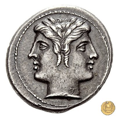 dramma o 1/2 quadrigato 225-212 BC (Roma)