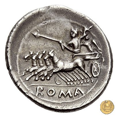 dramma o 1/2 quadrigato 225-212 BC (Roma)