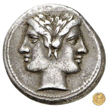 dramma o 1/2 quadrigato 225-212 BC (Roma)