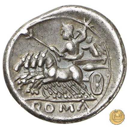 dramma o 1/2 quadrigato 225-212 BC (Roma)