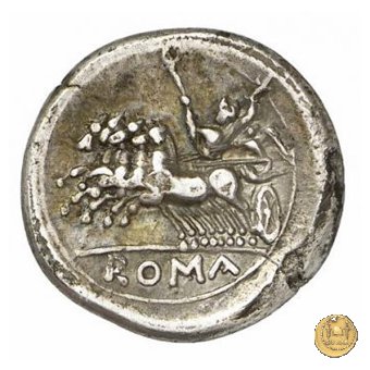 dramma o 1/2 quadrigato 225-214 BC