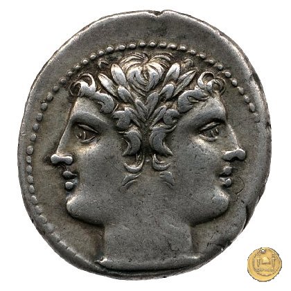 dramma o 1/2 quadrigato 225-214 BC