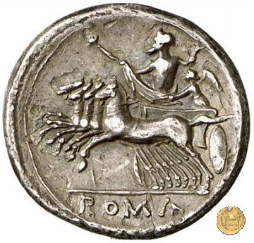 dramma o 1/2 quadrigato 225-214 BC