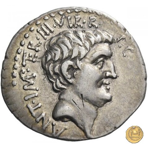 tipo 536 - denario M. Antonius 37 BC (Itinerante con M. Antonius)