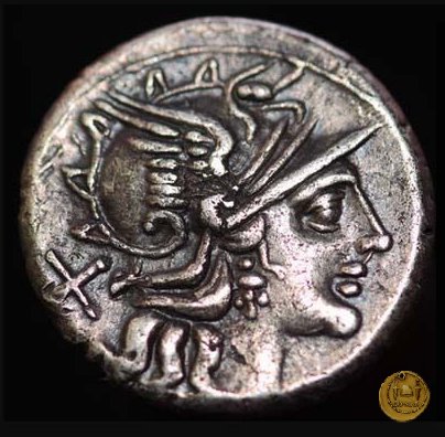 207/1 - denario C. Decimius Flavus 150 BC (Roma)