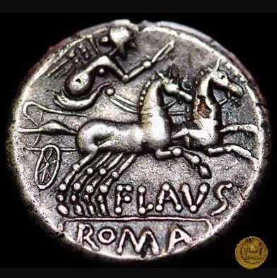 207/1 - denario C. Decimius Flavus 150 a.C. (Roma)