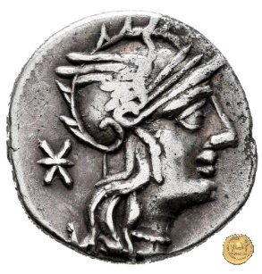 249/1 - denario P. Maenius Antiaticus M.f. 132 BC (Roma)