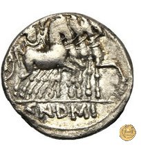 285/1 - denario Cn. Domitius Cn.f.Cn.n. Ahenobarbus 116-115 BC (Roma)