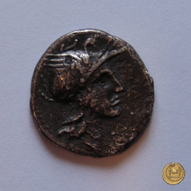 285/2 - denario Q. Curtius / M. Iunius Silanus 116-115 BC (Roma)