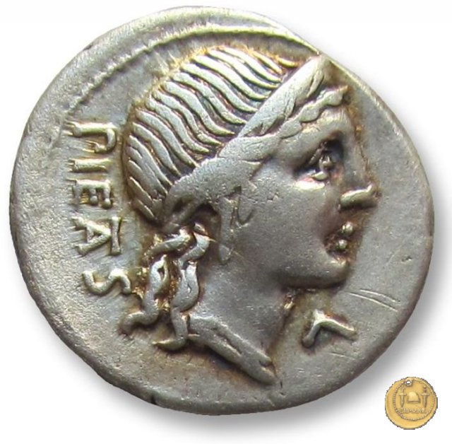 308/1 - denario M. Herennius 108-107 BC (Roma)