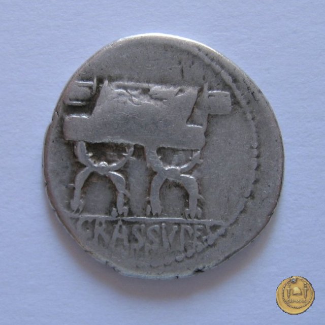 356/1 - denario P. Furius Crassipes 84 BC (Roma)