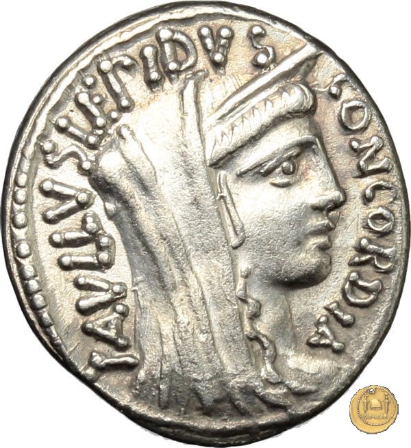 415/1 - denario L. Aemilius Lepidus Paullus 62 BC (Roma)