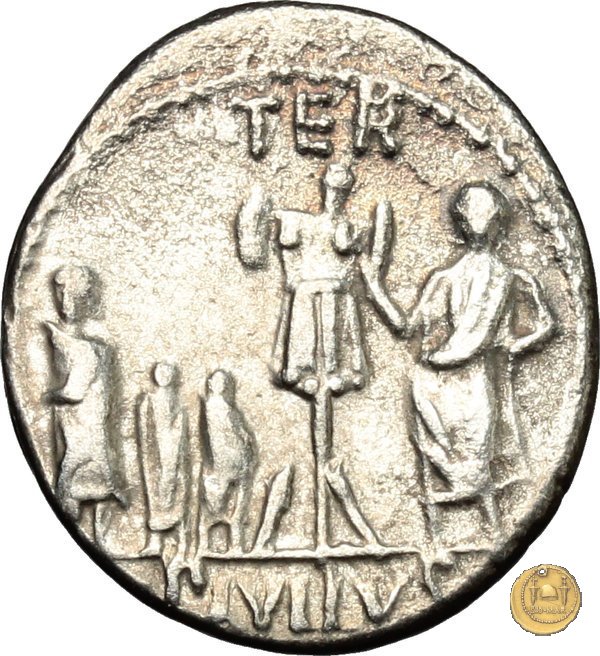 415/1 - denario L. Aemilius Lepidus Paullus 62 BC (Roma)